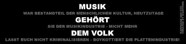 Boykottiere die Musikindustrie - kaufe keine CDs!